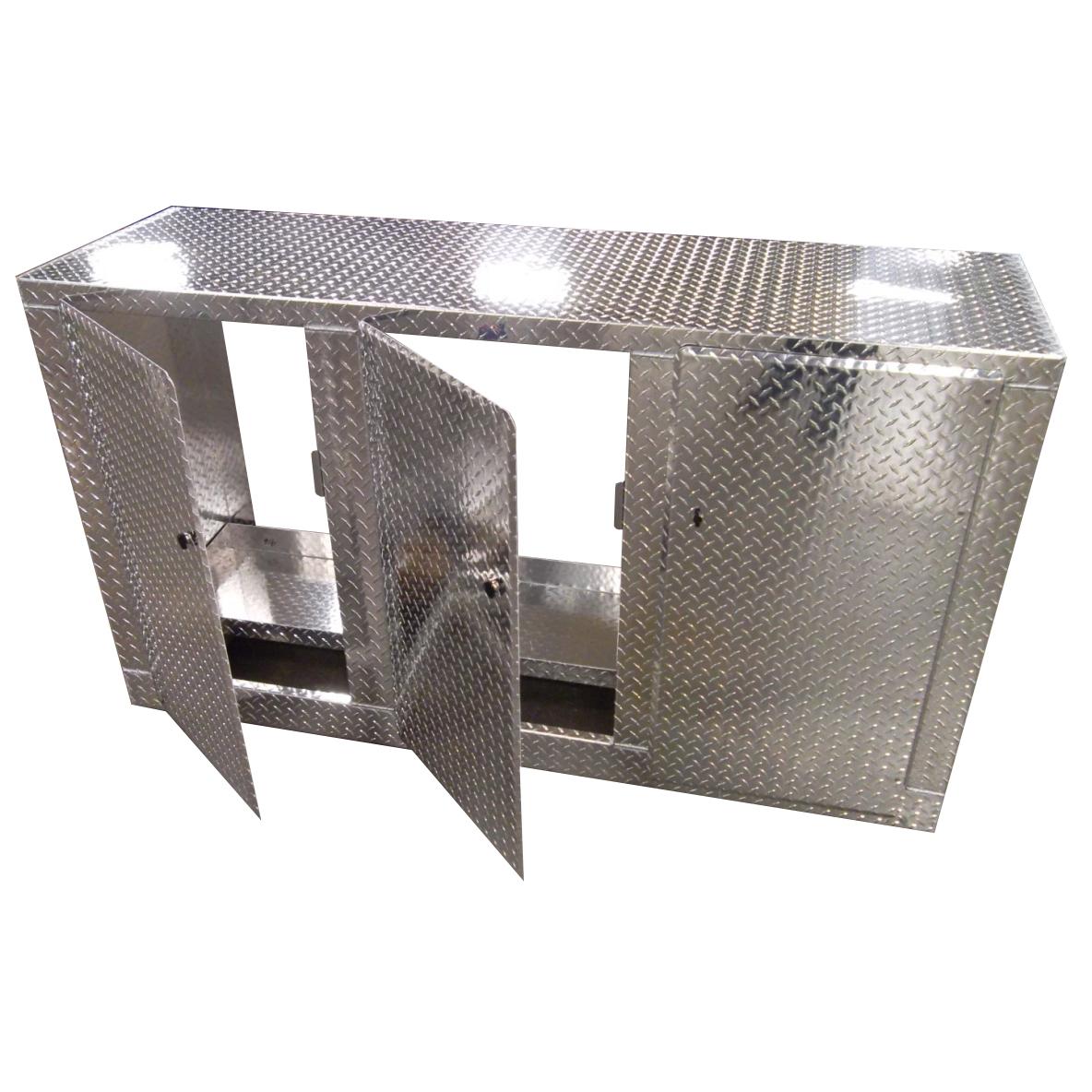 Pit Products 72 Diamond Plate Floor Base Cabinet Free Shipping