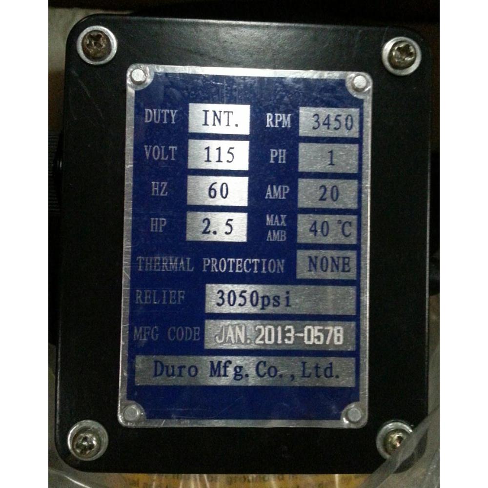 Kernel Duro 3.5 Gallon 110V Power Unit Redline Stands