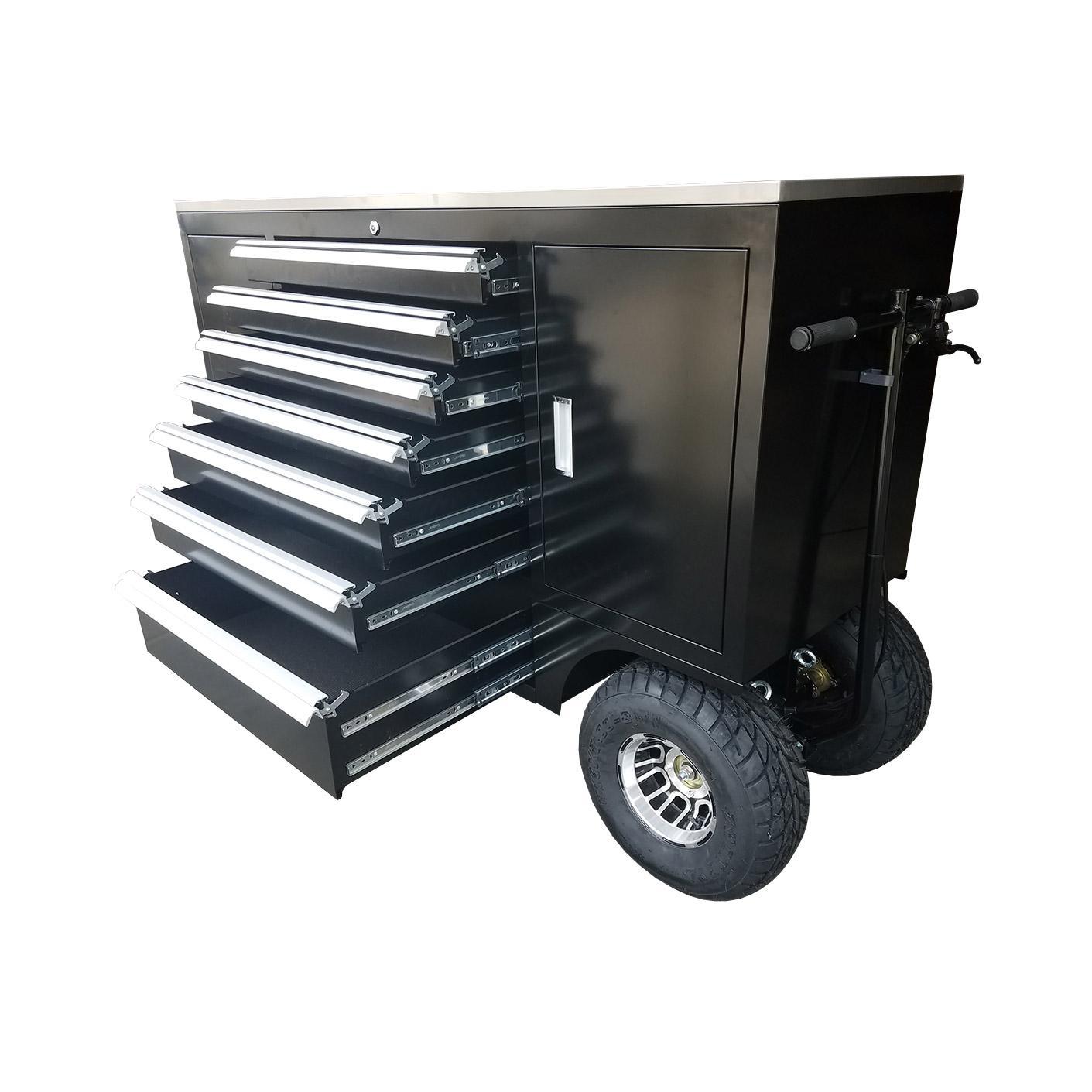 Redline RE75PBXL Pit Box Tool Wagon Redline Stands