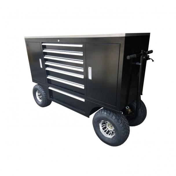 Redline 75" Toolbox Rolling Racing Pit Box Wagon Cart