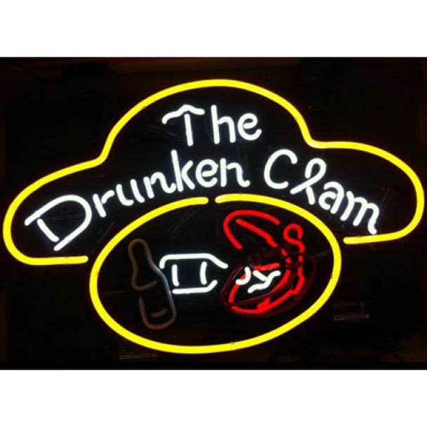 [DISCONTINUED] Drunken Clam Neon Sign