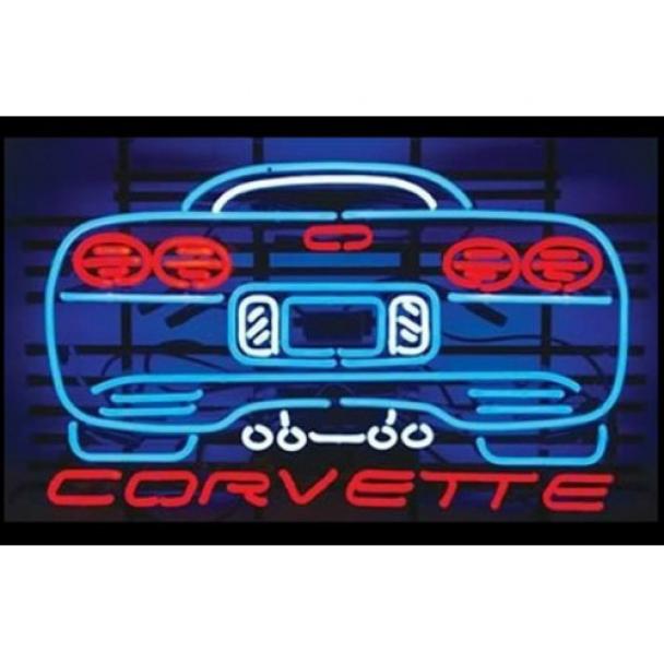 [DISCONTINUED] Corvette Rear Neon Sign