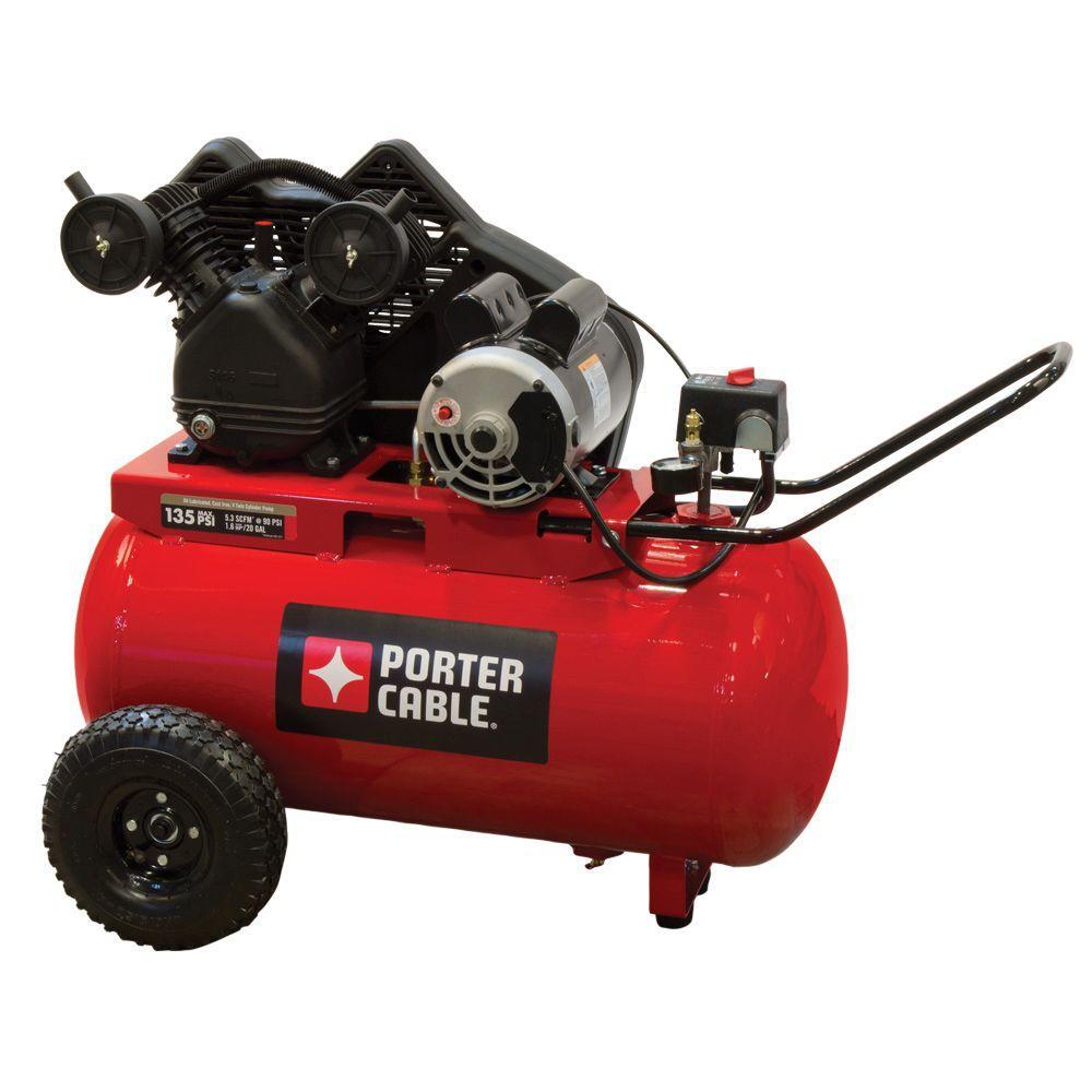 Porter cable 135 store psi air compressor