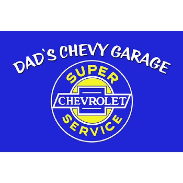 [DISCONTINUED] Dad's Chevy Garage Sign