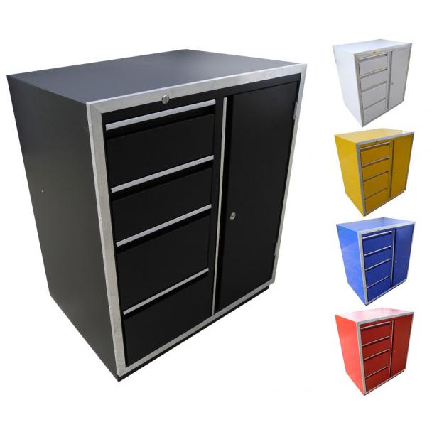 [DISCONTINUED] Redline Elite Series 4 Drawer 1 Door Base Cabinet