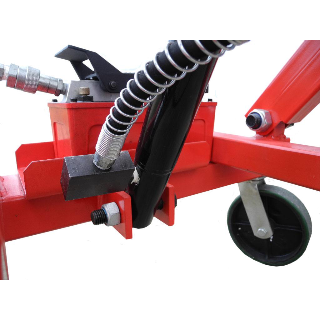 PT1650 Powertrain Hydraulic Engine Hoist Jack Redline Stands