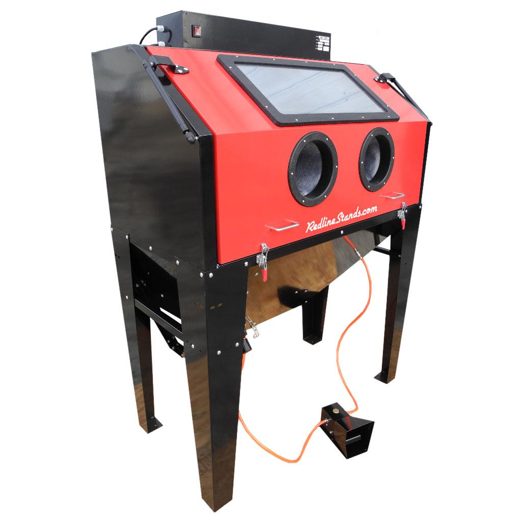 Redline Re48cs Clam Shell Abrasive Sand Blasting Cabinet Free