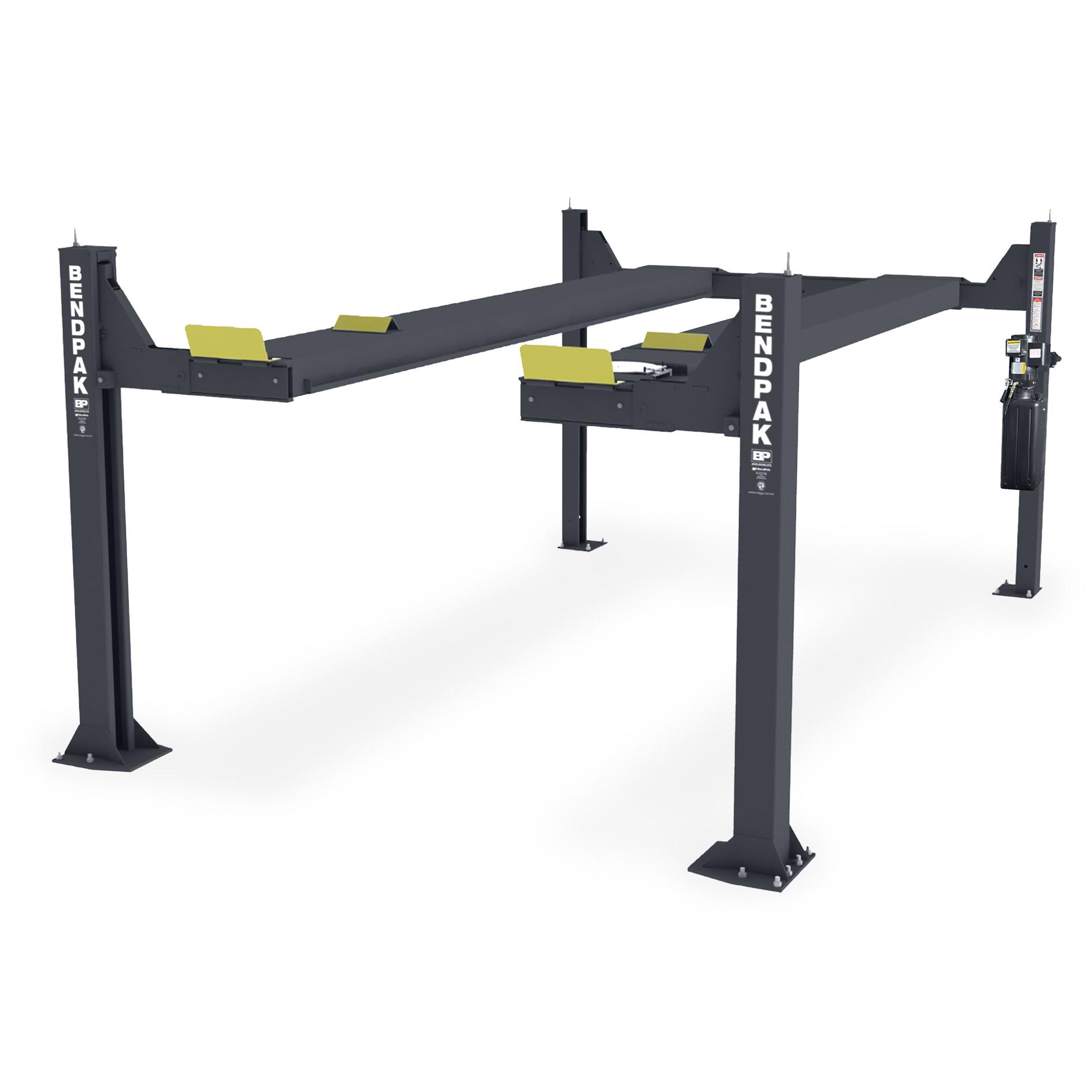 BendPak 14K Open Front 4 Post Lift HDSO14 by BendPak Redline Stands
