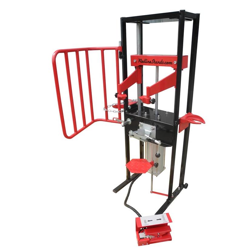Pneumatic strut spring shop compressor