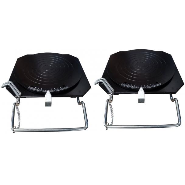 [DISCONTINUED] Redline Alignment Steel Turn Table Plates Pair
