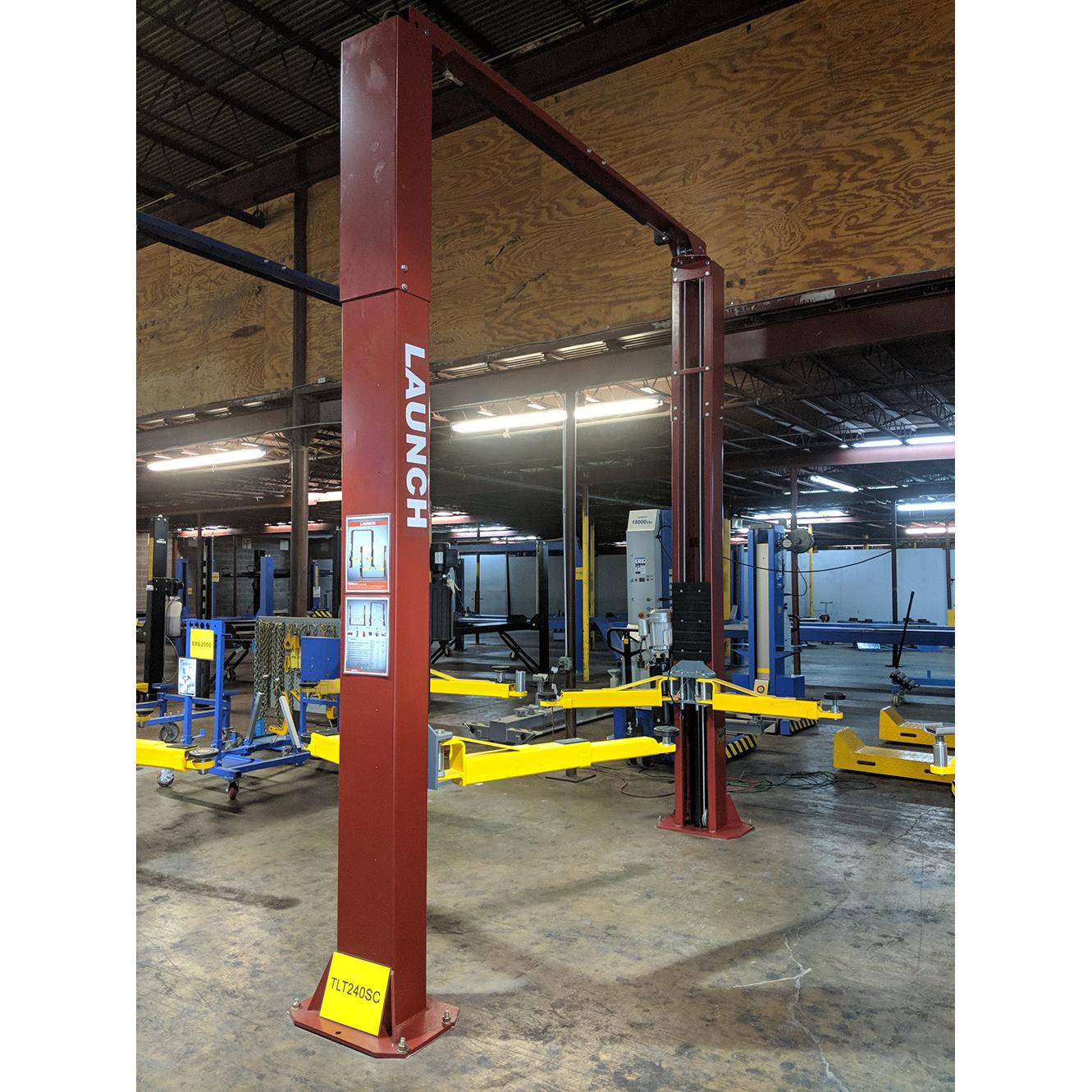 Launch 9k Asymmetric Symmetric 2 Post Clearfloor Lift