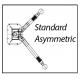 Launch 9K Asymmetric/Symmetric 2 Post Clearfloor Lift