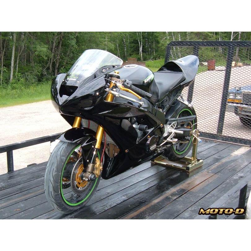 Strapless Motorcycle Transport Stand Kawasaki Ninja ZX-6R: MOTO-D Racing