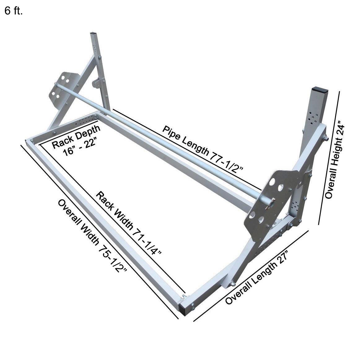Red Line Folding Wall Mount Tire Rack Trailer Tire Rack