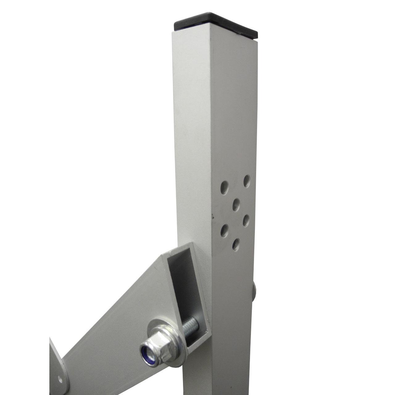 Folding Universal Wall Mount Trailer Tire Rack Redline Stands