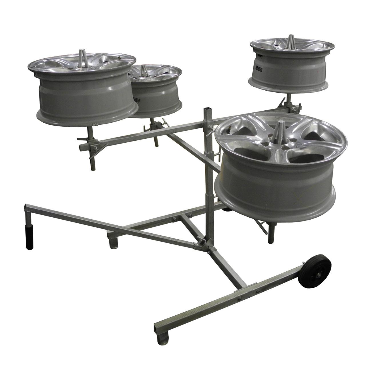 Redline Mobile Wheel Rim Painting Stand Redline Stands