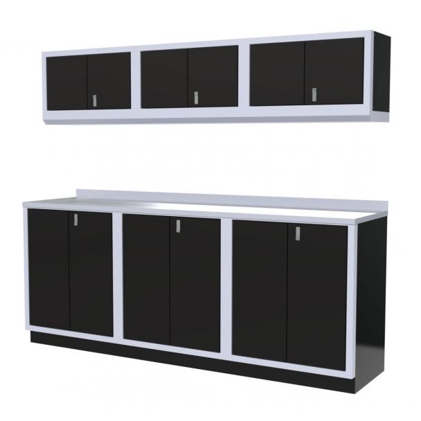 [DISCONTINUED] Moduline 8' Pro-II Base Wall Cabinet Combo 4