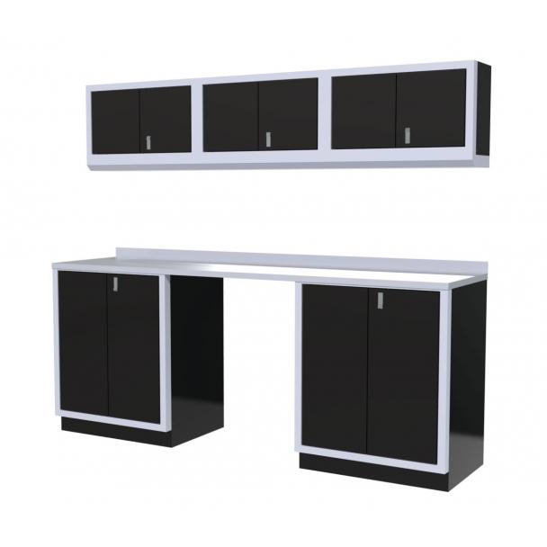 [DISCONTINUED] Moduline 8' Pro-II Base Wall Cabinet Combo 2