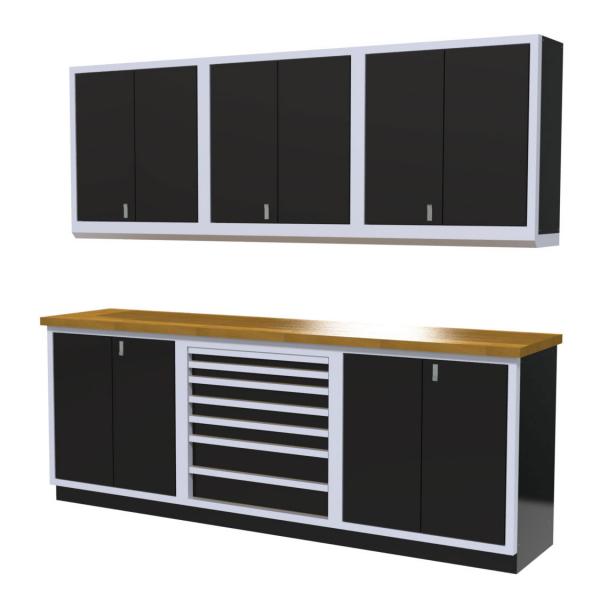 [DISCONTINUED] Moduline 9' Pro-II Base Wall Cabinet Combo 10