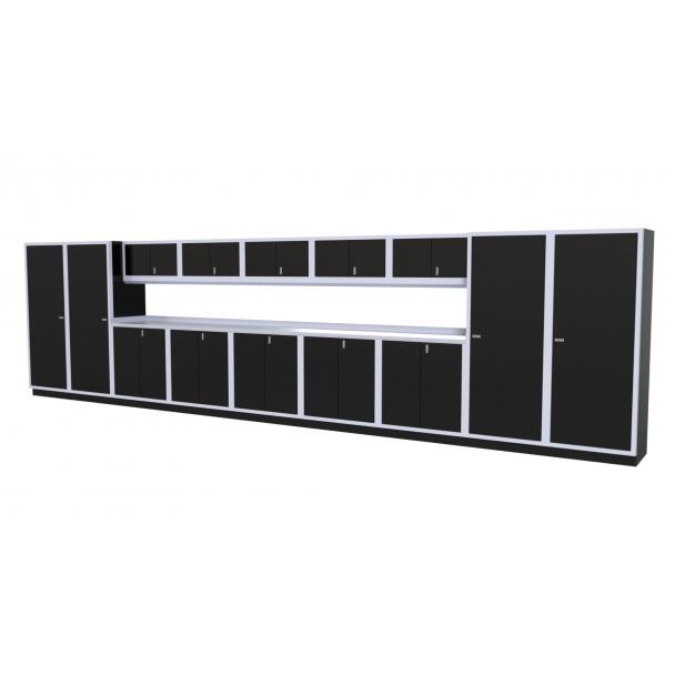 [DISCONTINUED] Moduline 25' Pro-II Base Wall Cabinet Combo 34