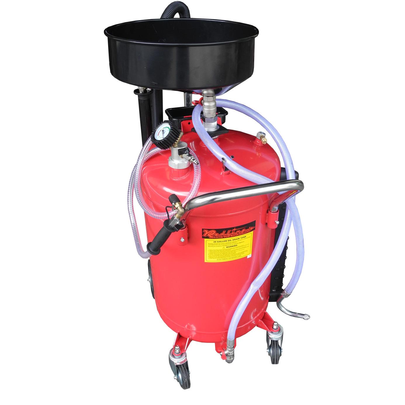 Redline 30 Gallon Self Evacuating Vacuum Oil Extractor Drain
