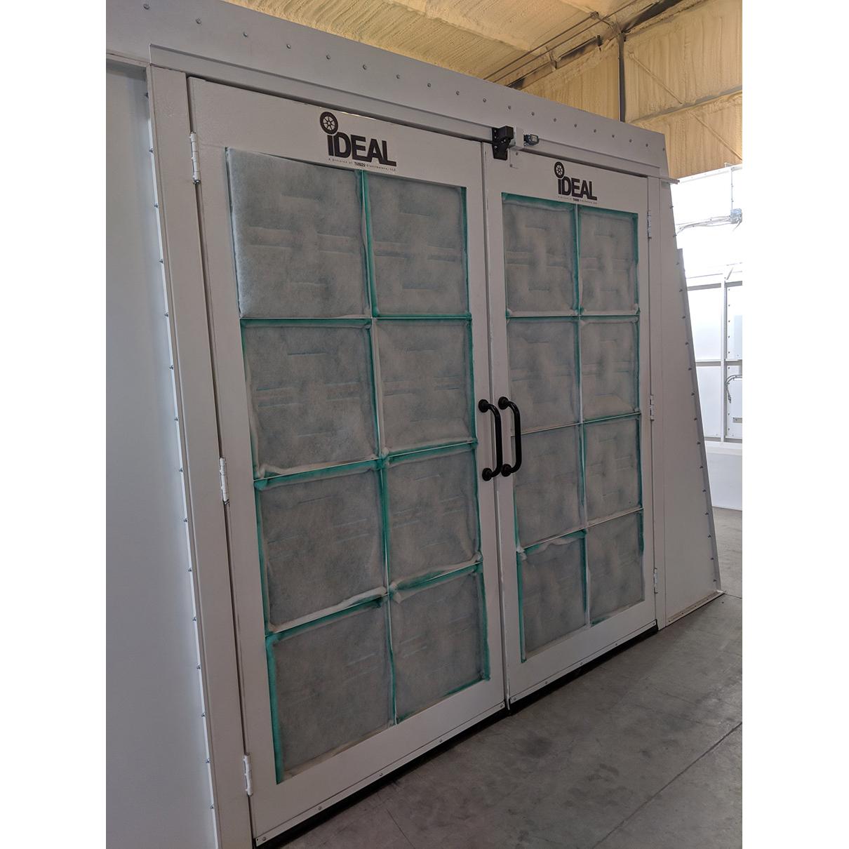 Kernel IDEAL Cross Flow Paint Booth Redline Stands