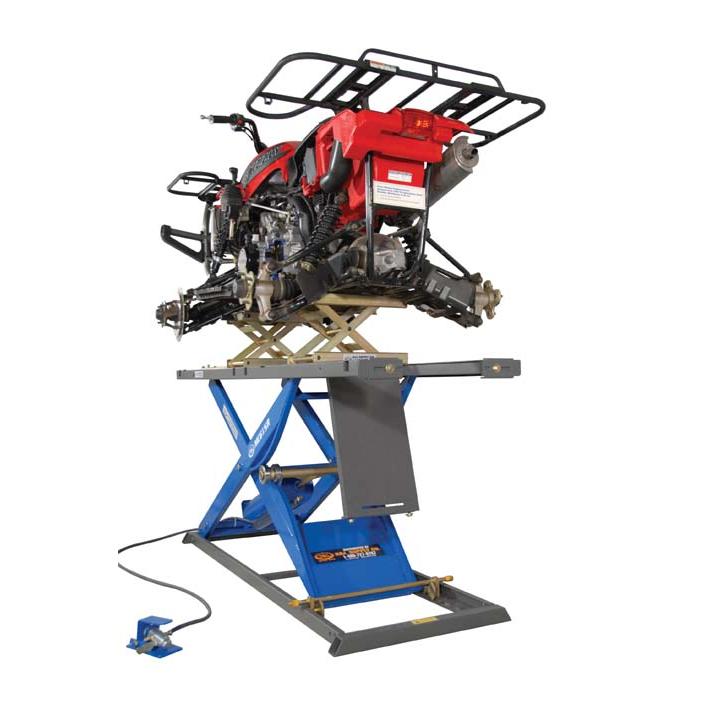 Biketek hydraulic motorcycle workshop lift table 2025
