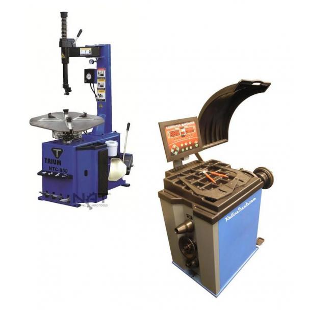 Triumph NTC-950/NTB-800 Tire Changer Wheel Balancer Combo