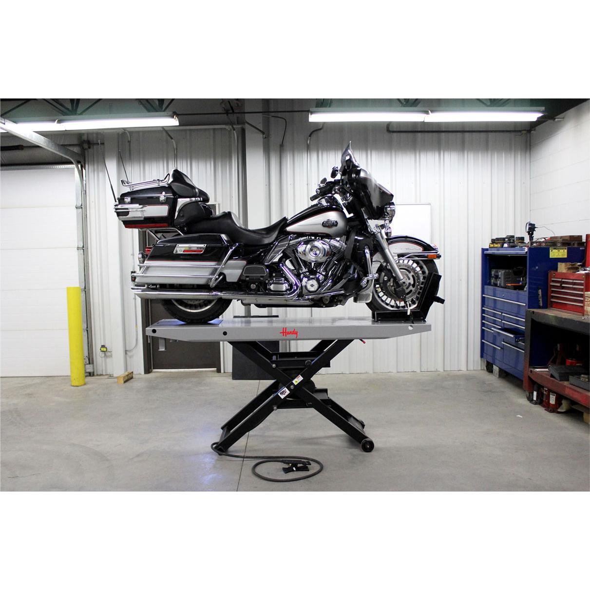Handy S.A.M. 1200 Air Motorcycle Lift with Vise - FREE ...