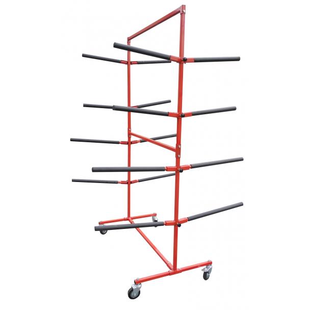 Redline Double Sided Mobile Bumper Storage Rack