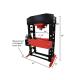 Redline 200 Ton Electric Hydraulic Shop Press