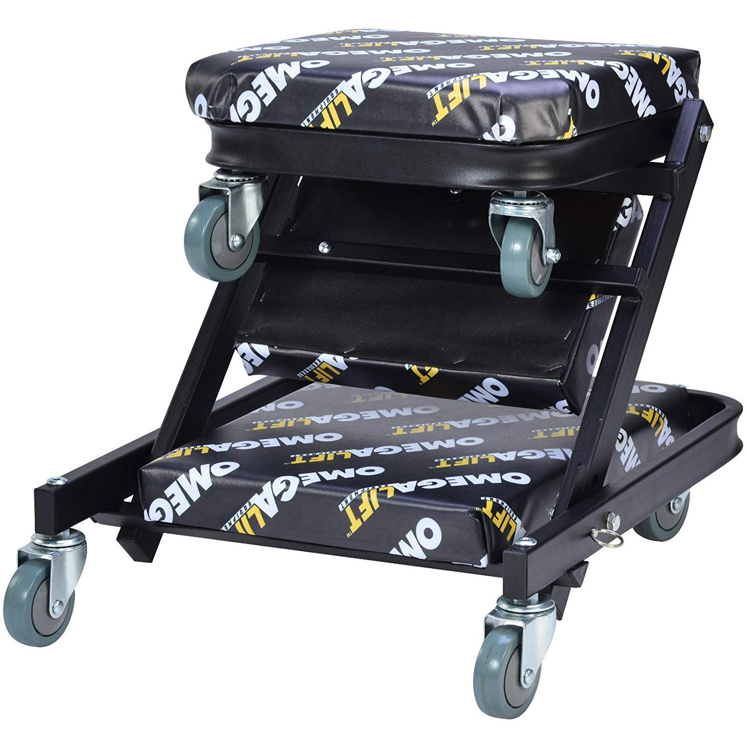 Omega Lift Folding Z Creeper Seat | Redline Stands