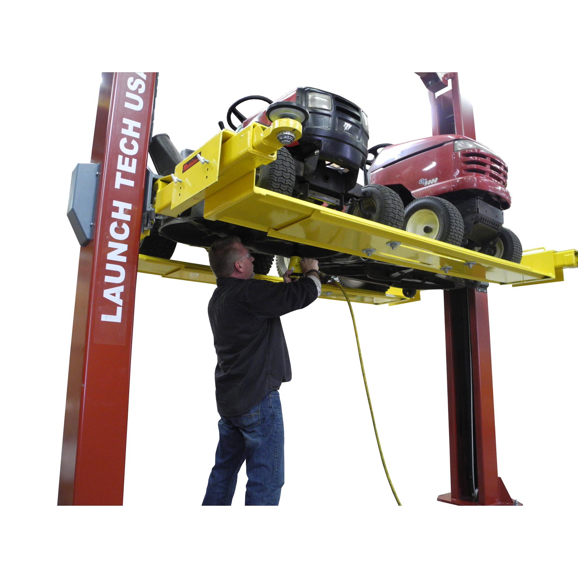 Redline 2 Post Lift Lawn Mower Lift Attachment Redline Stands