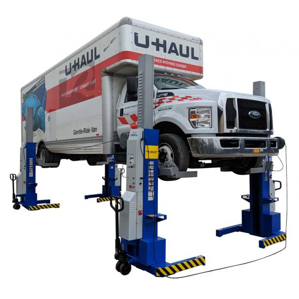 iDEAL 18K-X Mobile Column Pair Lift System ALI Certified