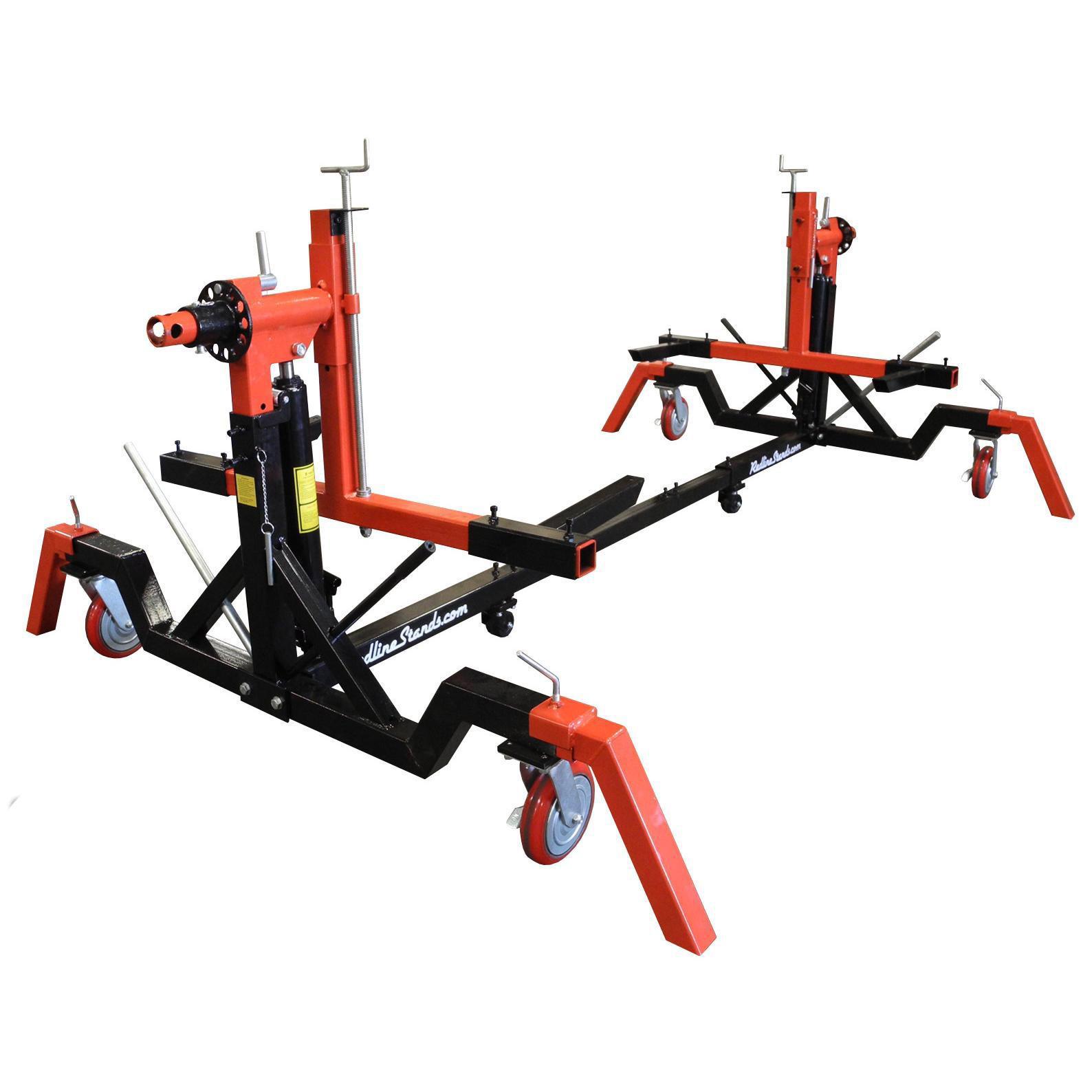 Redline Automotive Auto Restoration Rotisserie Redline Stands