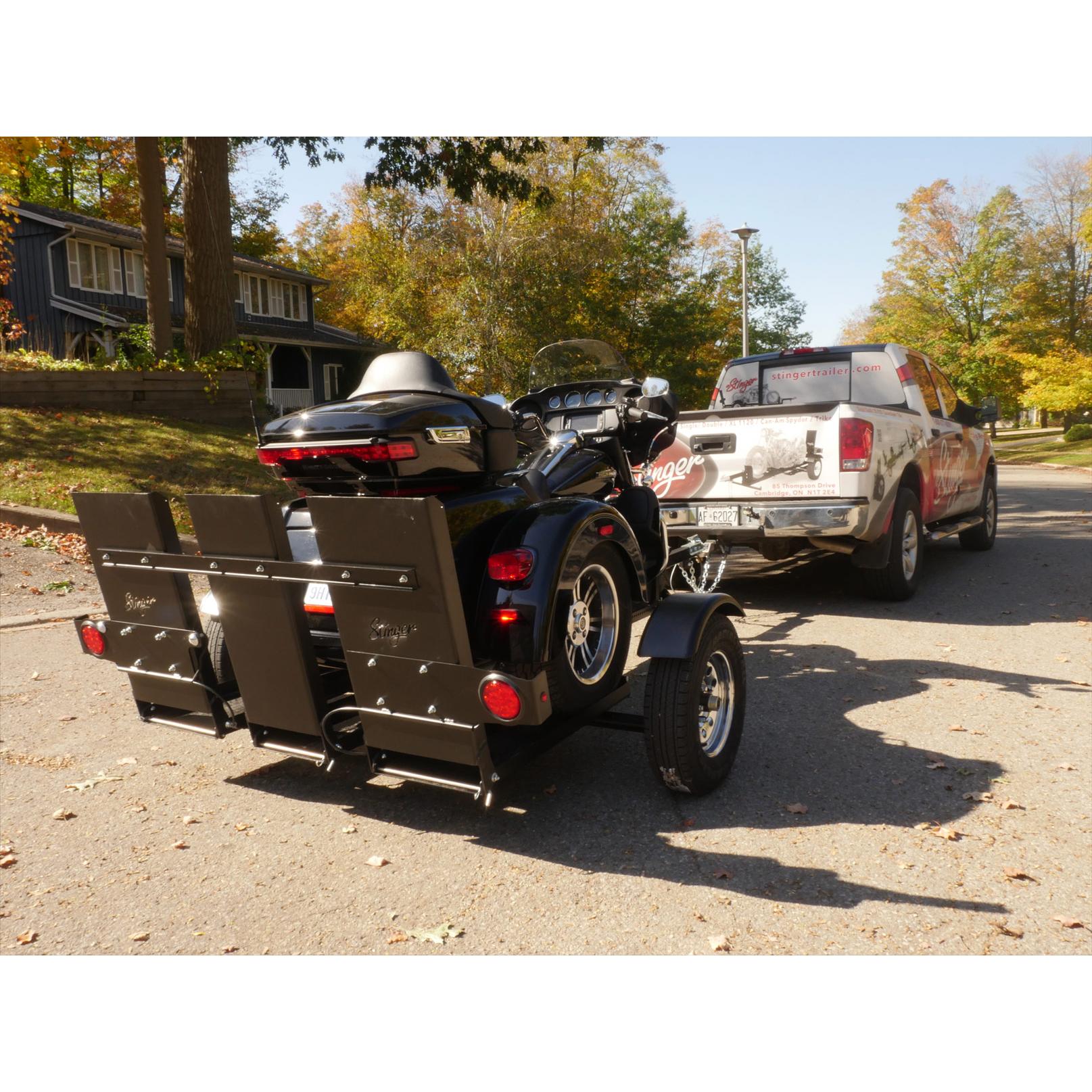 Stinger outlet trike trailer