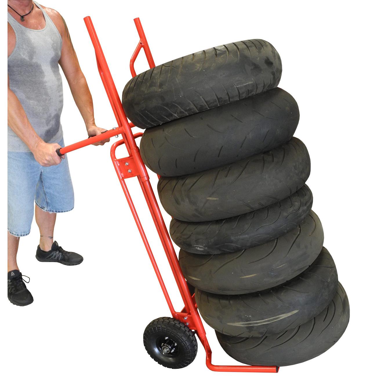 Redline Spring Action Automotive Tire Dolly Cart