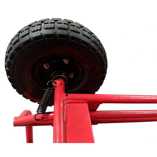 Redline Spring Action Automotive Tire Dolly Cart Redline Stands