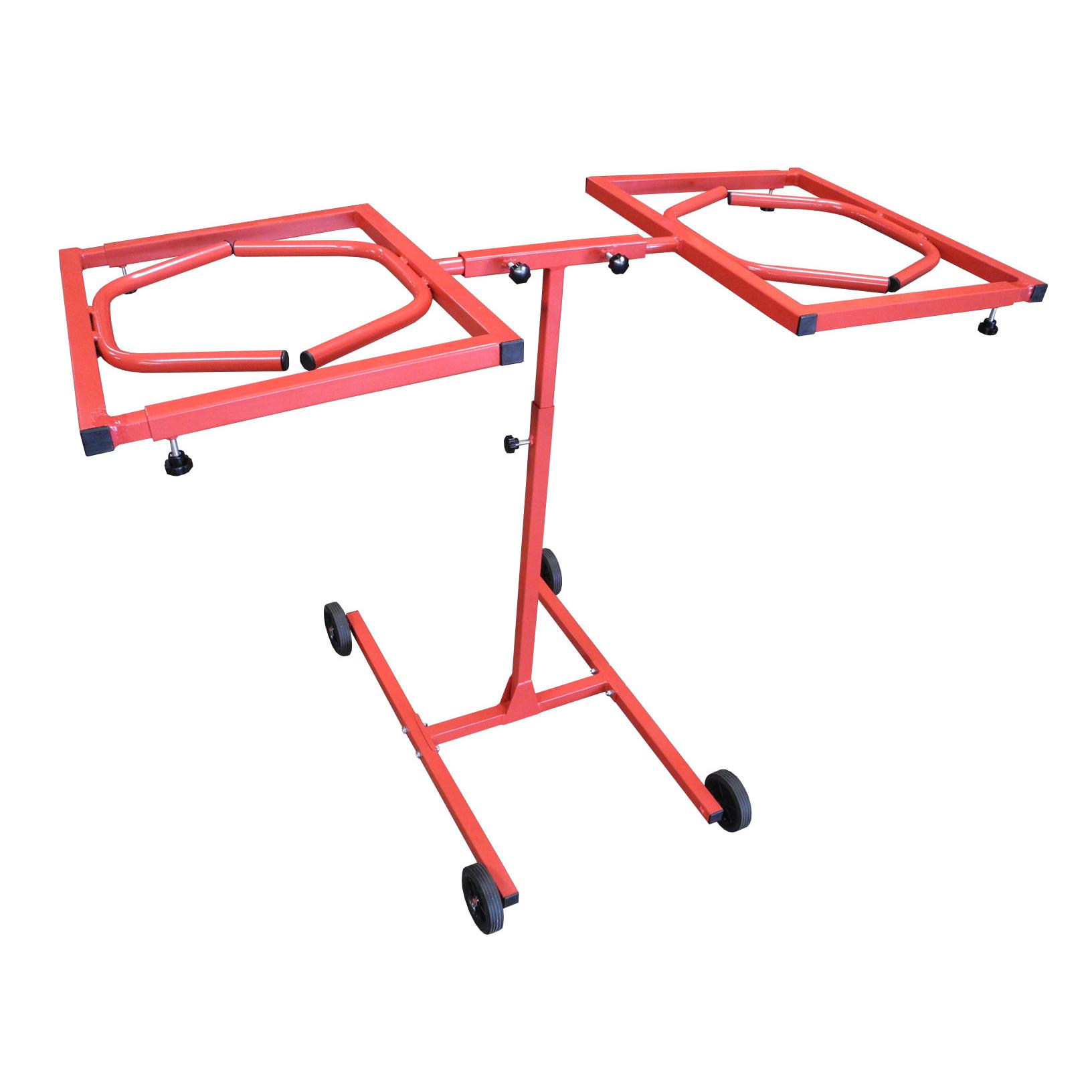 Redline Mobile Dual Wheel Rim Rotating Paint Stand Redline Stands