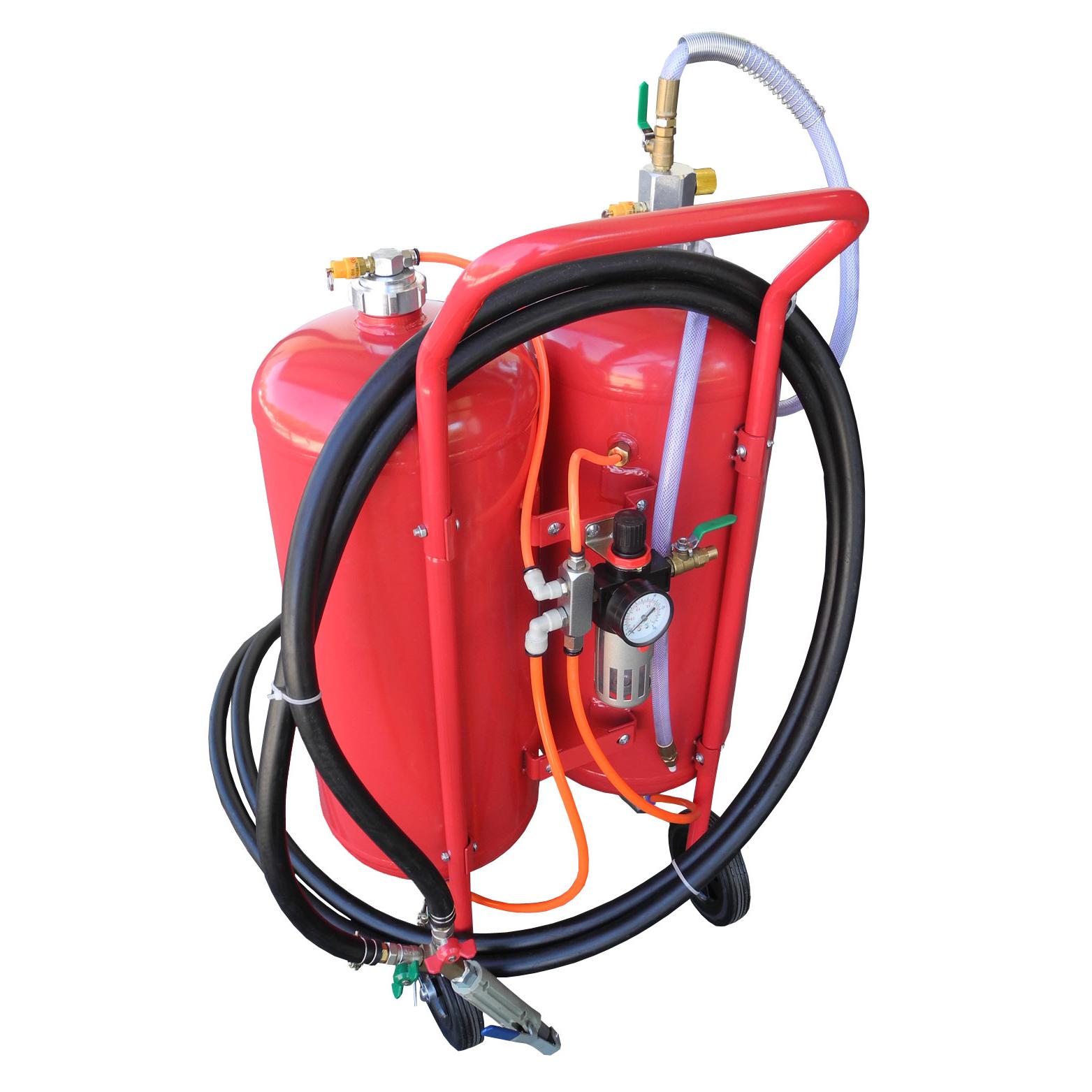 Dual Abrasive Soda Outdoor Pressurized Blaster Redline Stands