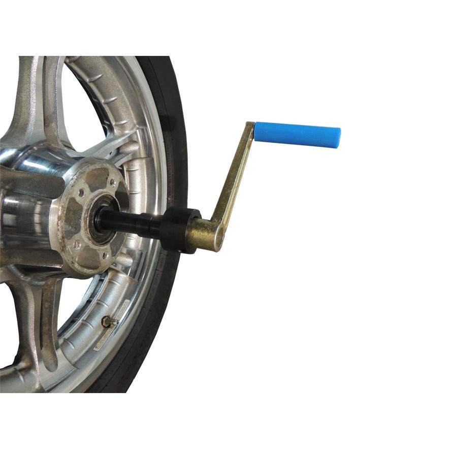 iDeal Motorcycle Tire Changer Wheel Balancer Combo Redline Stands