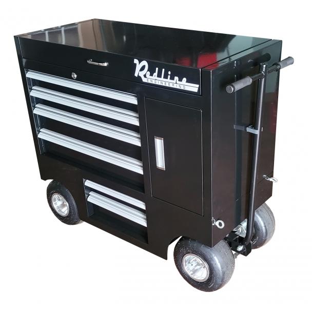 Redline 42" Mechanics Rolling Toolbox Pit Cart