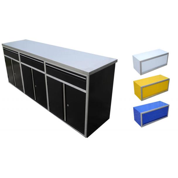 [DISCONTINUED] Redline 96" Base Cabinet & Countertop Combo