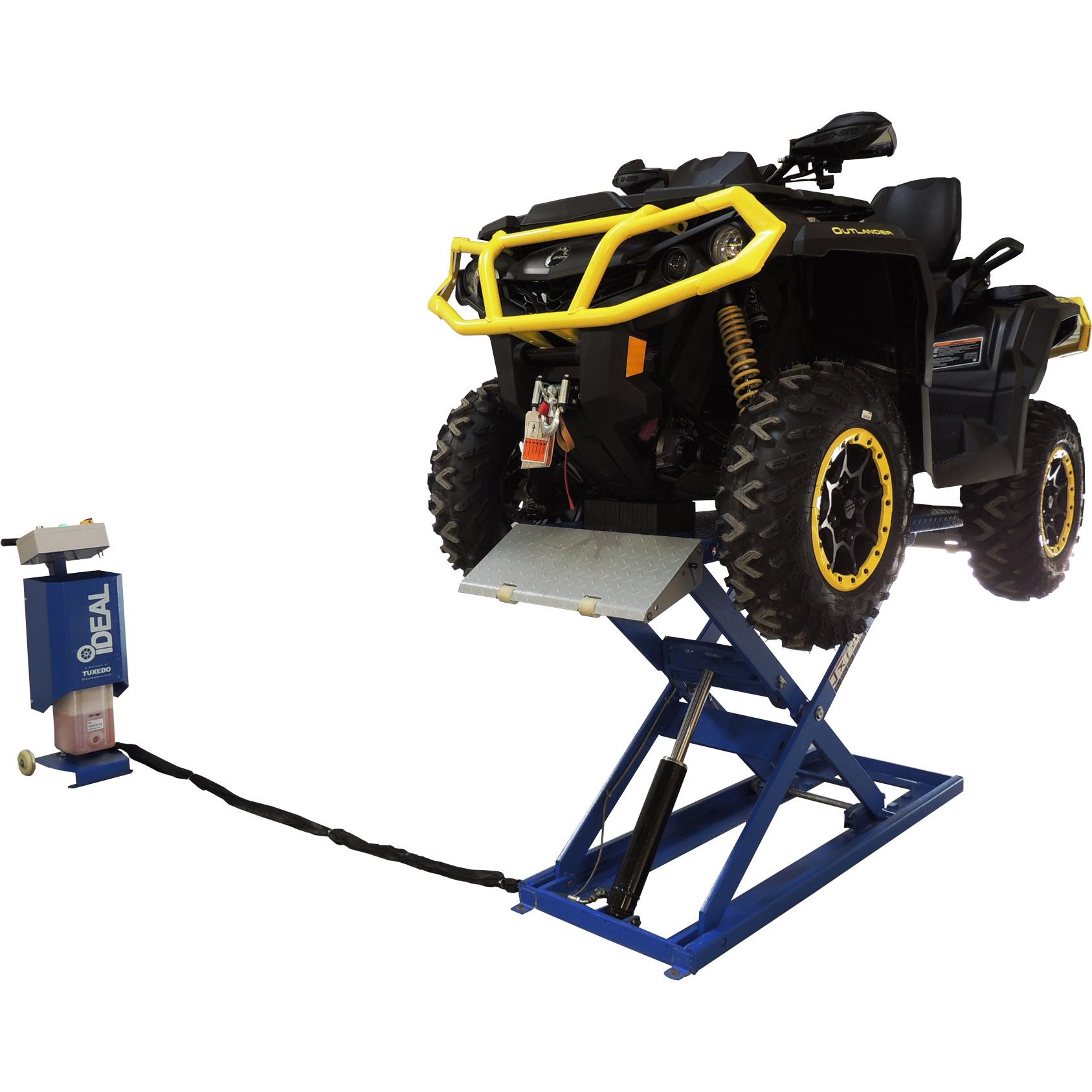 iDEAL 2500 lb. Electric/Hydraulic UTV Frame Lift Table Redline Stands