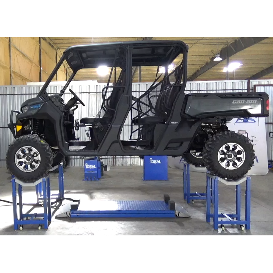 iDEAL 2500 lb UTV ATV Wheel Stand Kit [WHLSTDKITUF2500EHX