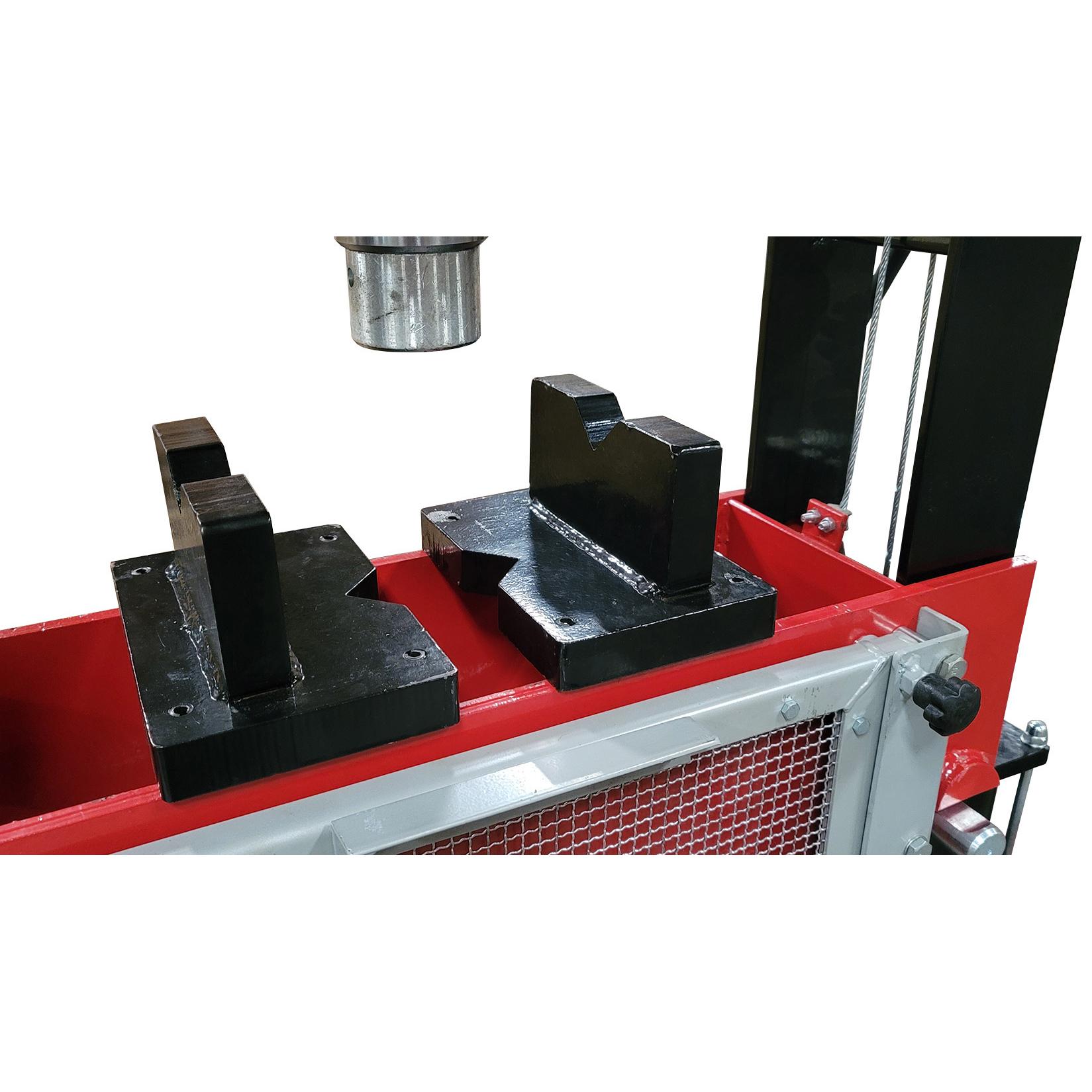 Redline 50 Ton Economy Air Hydraulic Shop Press with Winch