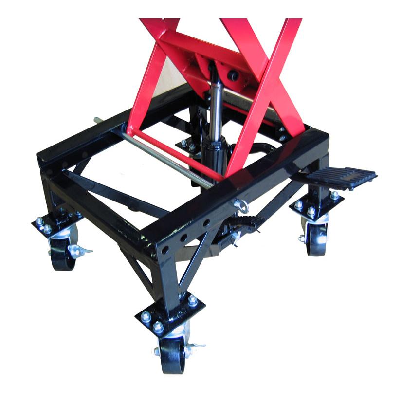 Redline 300 lb Motocross Scissor Lift with Casters – Dirt Bike
