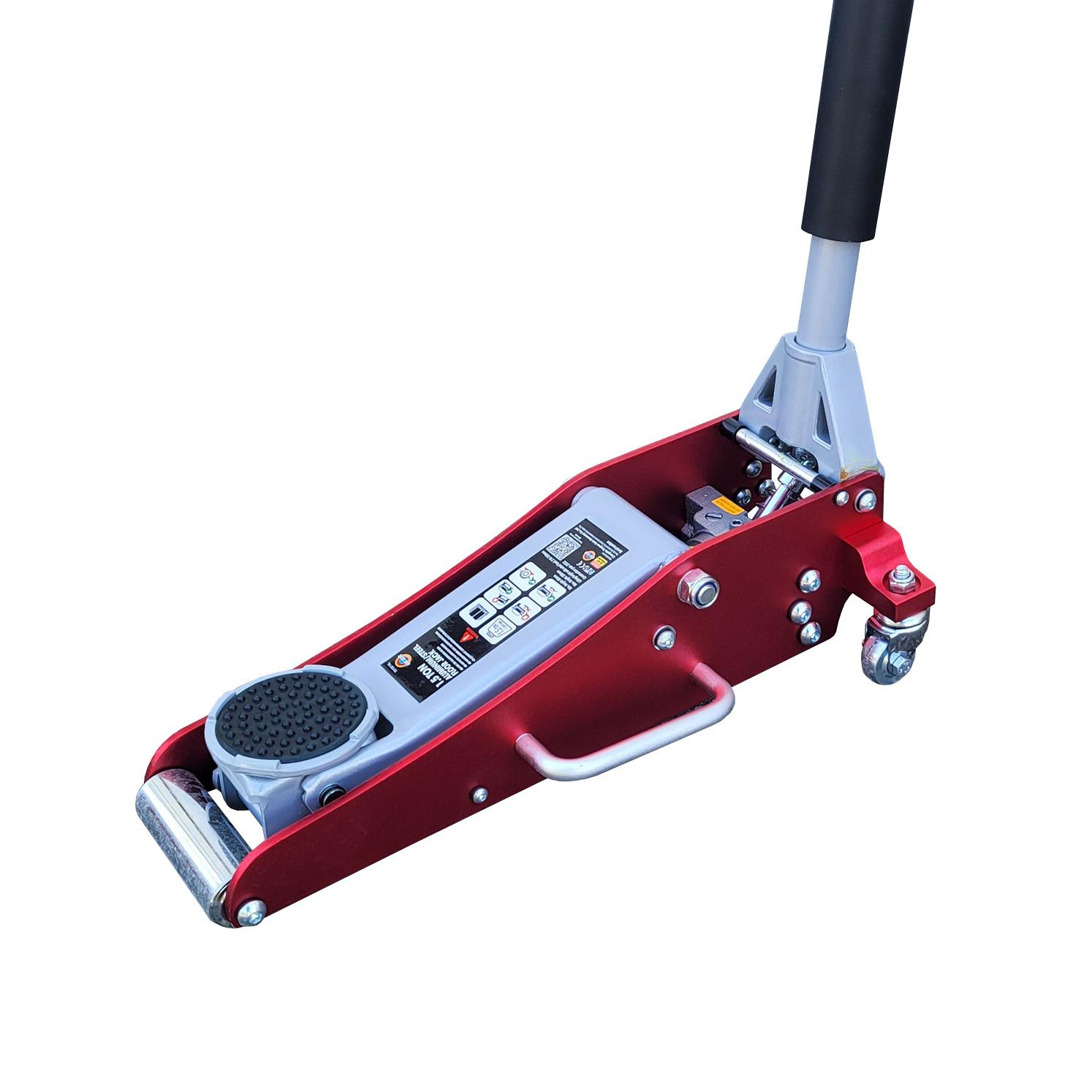 Redline 1.5 Ton Double Piston Racing Floor Jack CLEARANCE FREE