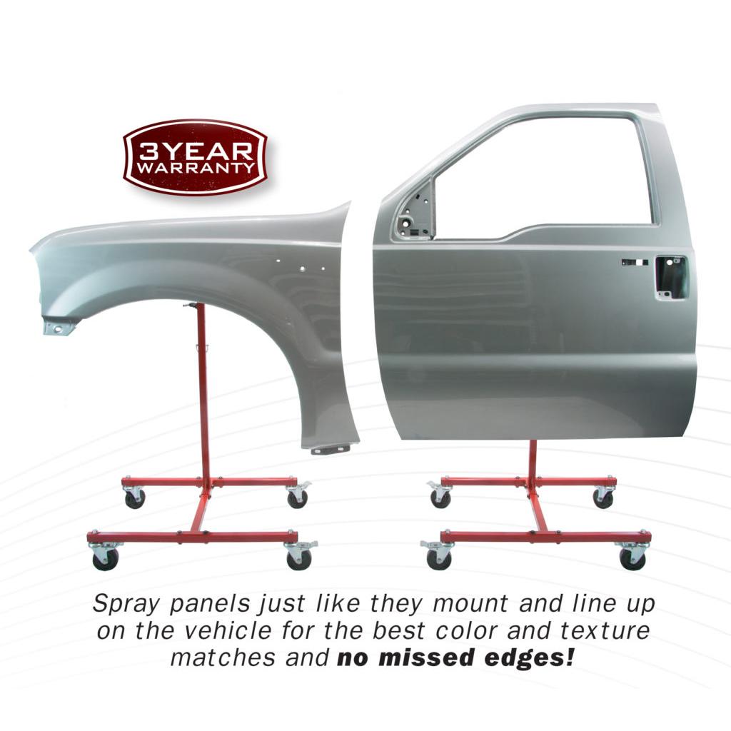 Innovative Door Fender Paint Stand Motorcycle Lift Tables, Stands