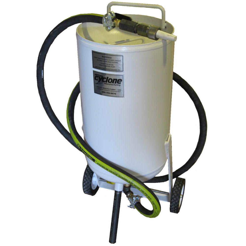 100 lb. Portable Sandblasting Pressure Pot - Rayzist Photomask